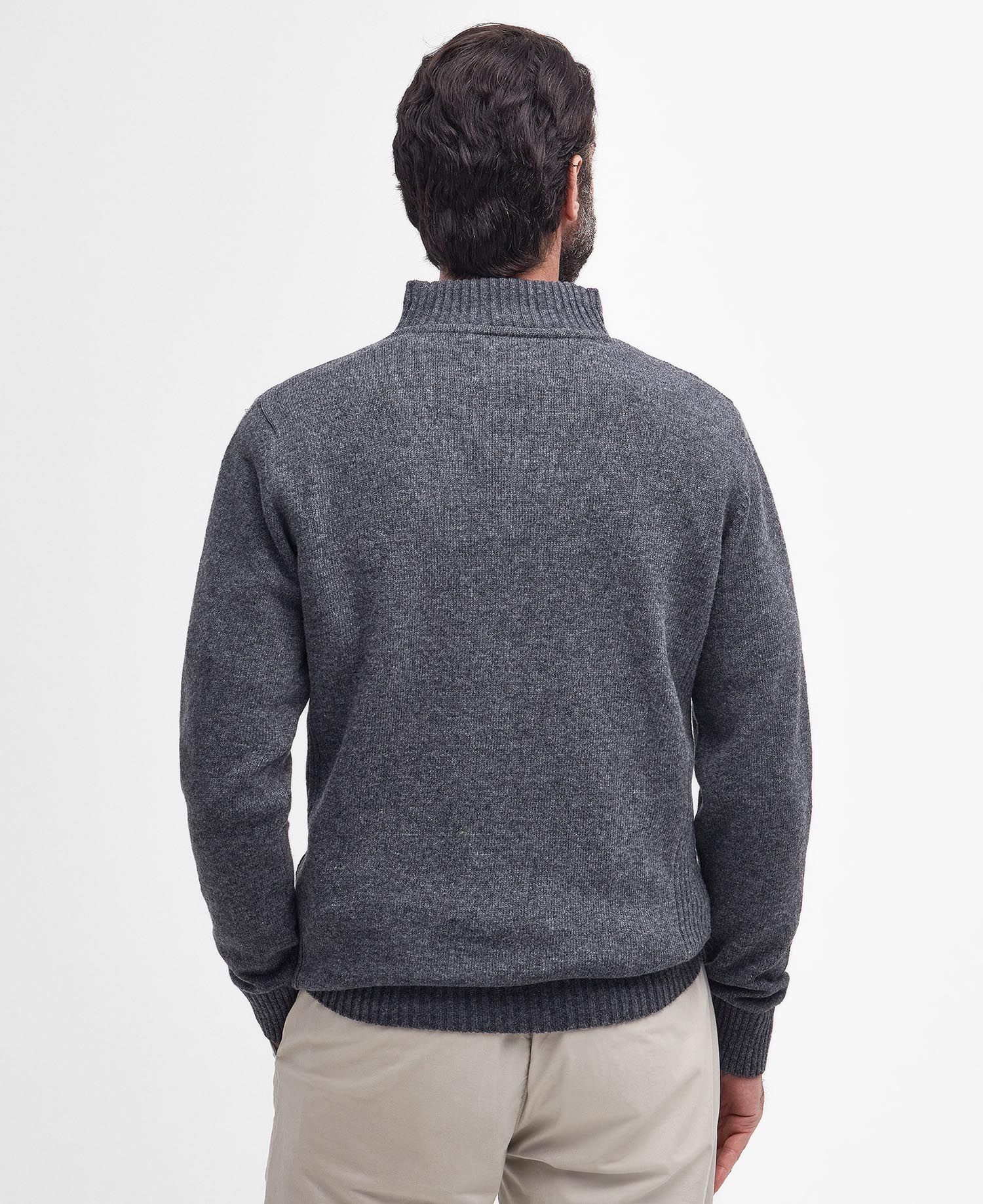 Grey barbour jumper on sale