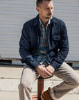 Kato The Anvil Shirt JK WFace Denim Dark Indigo-Men's Jackets-Brooklyn-Vancouver-Yaletown-Canada