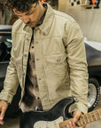 Kato The Blade JK Moleskin Jacket Beige-Men's Jackets-Brooklyn-Vancouver-Yaletown-Canada