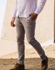 Kato The Axe Chino Denit Sand Beige-Men's Pants-Brooklyn-Vancouver-Yaletown-Canada