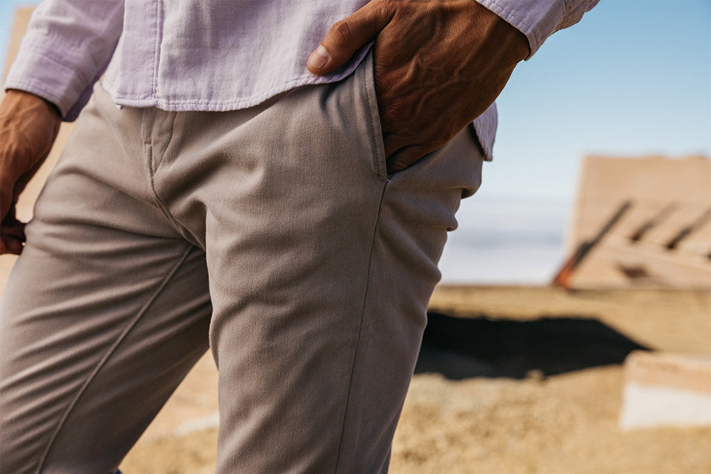 Kato The Axe Chino Denit Sand Beige-Men&#39;s Pants-Brooklyn-Vancouver-Yaletown-Canada