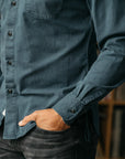 Kato Shirt The Brace LS Oxford St. Reactive Navy-Men's Shirts-Brooklyn-Vancouver-Yaletown-Canada