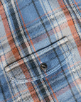 Kato Jacket The Brace Vtg Diam 7 Oz Plaid Sapphire-Men's Shirts-Brooklyn-Vancouver-Yaletown-Canada