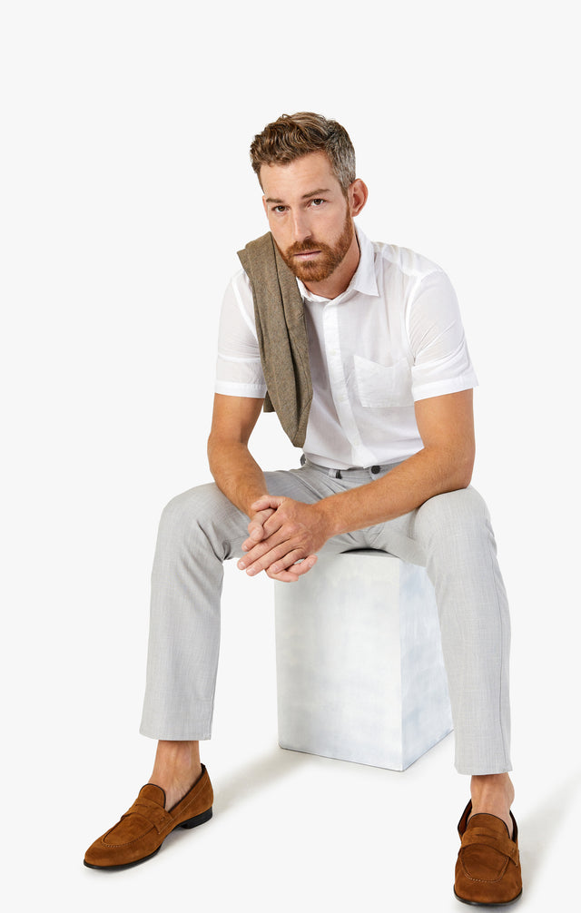 34 Heritage Courage Cross Twill Pants Bone SS24-Men&#39;s Pants-Brooklyn-Vancouver-Yaletown-Canada