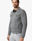 34 Heritage Travis Twill Light Jacket Sage-Men's Jackets-Brooklyn-Vancouver-Yaletown-Canada