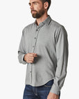 34 Heritage Shirt Structured Shirt Light Grey-Men's Shirts-Brooklyn-Vancouver-Yaletown-Canada