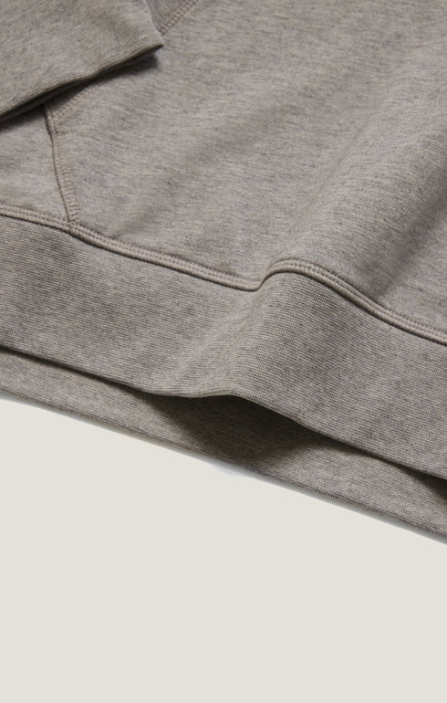 34 Heritage French Terry Hoodie Grey Melange-Men&#39;s Sweatshirts-Brooklyn-Vancouver-Yaletown-Canada