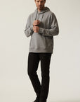 34 Heritage French Terry Hoodie Grey Melange-Men's Sweatshirts-Brooklyn-Vancouver-Yaletown-Canada