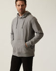 34 Heritage French Terry Hoodie Grey Melange-Men's Sweatshirts-Brooklyn-Vancouver-Yaletown-Canada