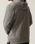 34 Heritage French Terry Hoodie Grey Melange-Men's Sweatshirts-Brooklyn-Vancouver-Yaletown-Canada