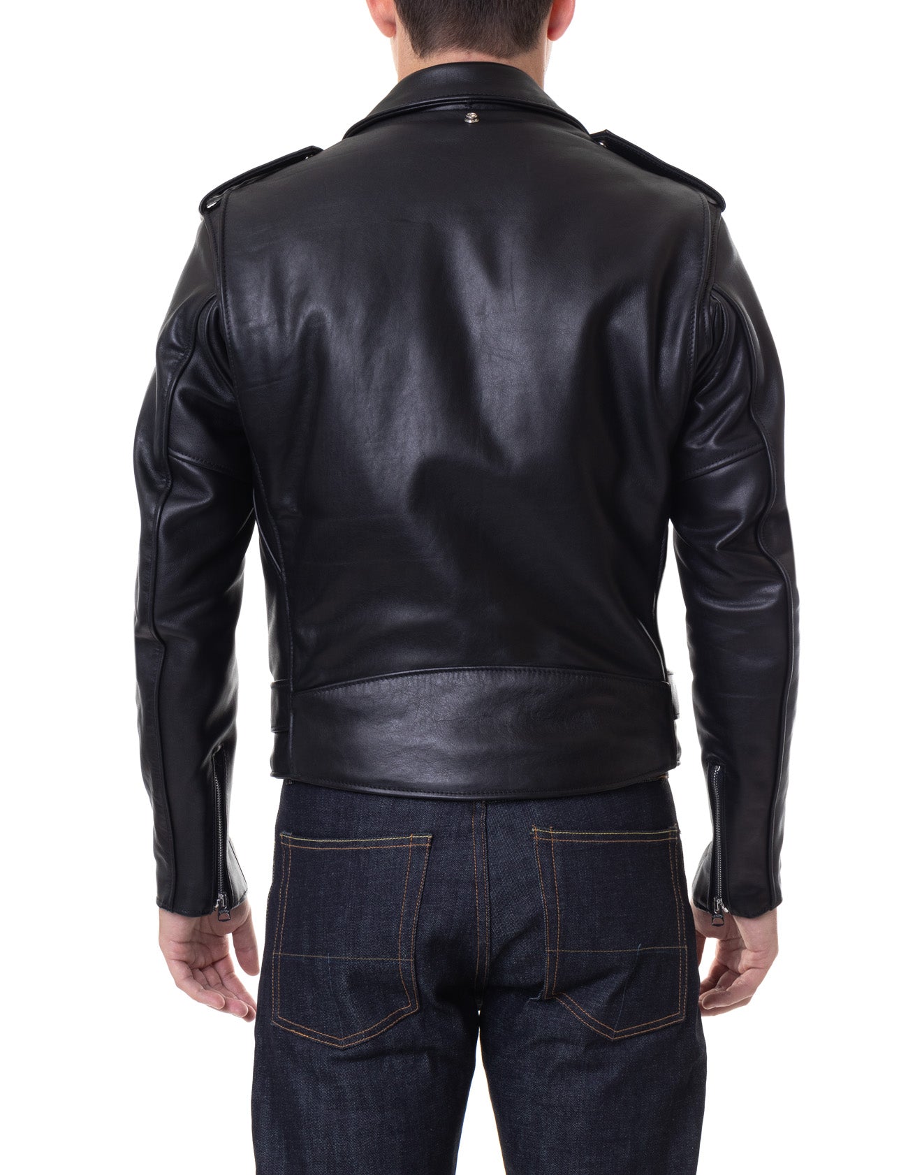 Schott CORE Cowhide Perfecto Leather Jacket-Men&#39;s Leather Jackets-Brooklyn-Vancouver-Yaletown-Canada