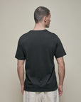 Merz T Shirt LS 5.5 Oz Classic Fit Deep Black-Men's T-Shirts-Brooklyn-Vancouver-Yaletown-Canada