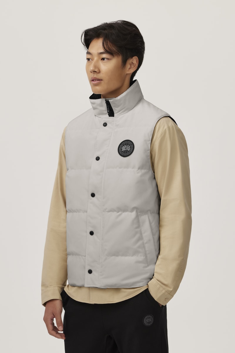 Canada Goose Mens Garson Black Label Vest Limestone SS24-Men's Jackets-Brooklyn-Vancouver-Yaletown-Canada