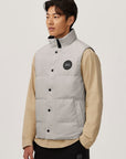 Canada Goose Mens Garson Black Label Vest Limestone SS24-Men's Jackets-Brooklyn-Vancouver-Yaletown-Canada