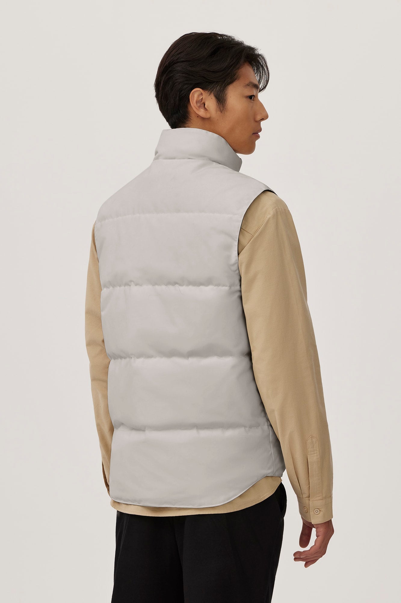 Canada Goose Mens Garson Black Label Vest Limestone SS24-Men&#39;s Jackets-Brooklyn-Vancouver-Yaletown-Canada