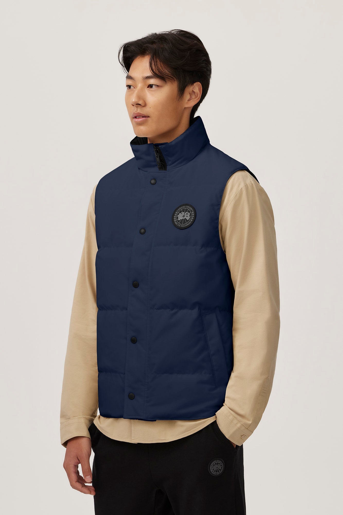 Canada Goose Mens Garson Black Label Vest Atlantic Navy SS24-Men's Jackets-Brooklyn-Vancouver-Yaletown-Canada