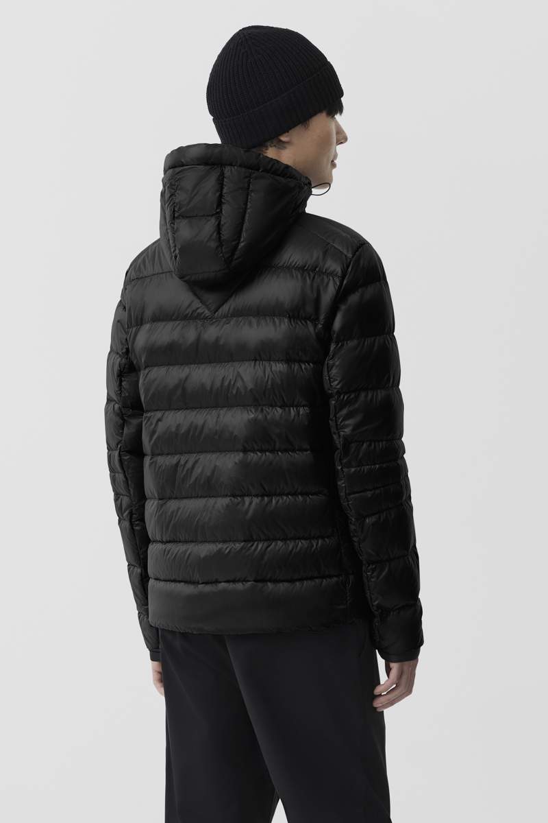 Canada Goose Crofton Black Disc Hoody Black SS24-Men&#39;s Coats-Brooklyn-Vancouver-Yaletown-Canada