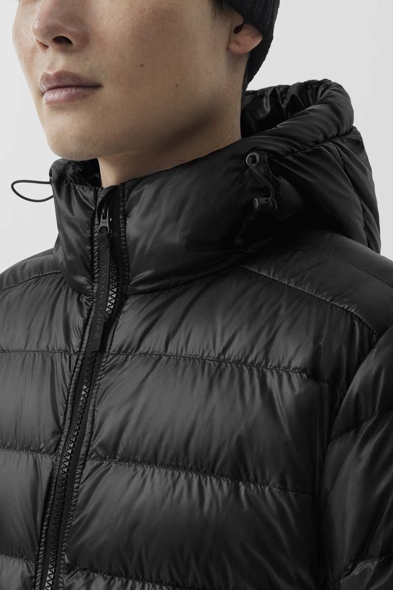 Canada Goose Crofton Black Disc Hoody Black SS24-Men&#39;s Coats-Brooklyn-Vancouver-Yaletown-Canada