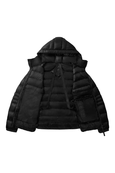 Canada Goose Crofton Black Disc Hoody Black SS24-Men&#39;s Coats-Brooklyn-Vancouver-Yaletown-Canada