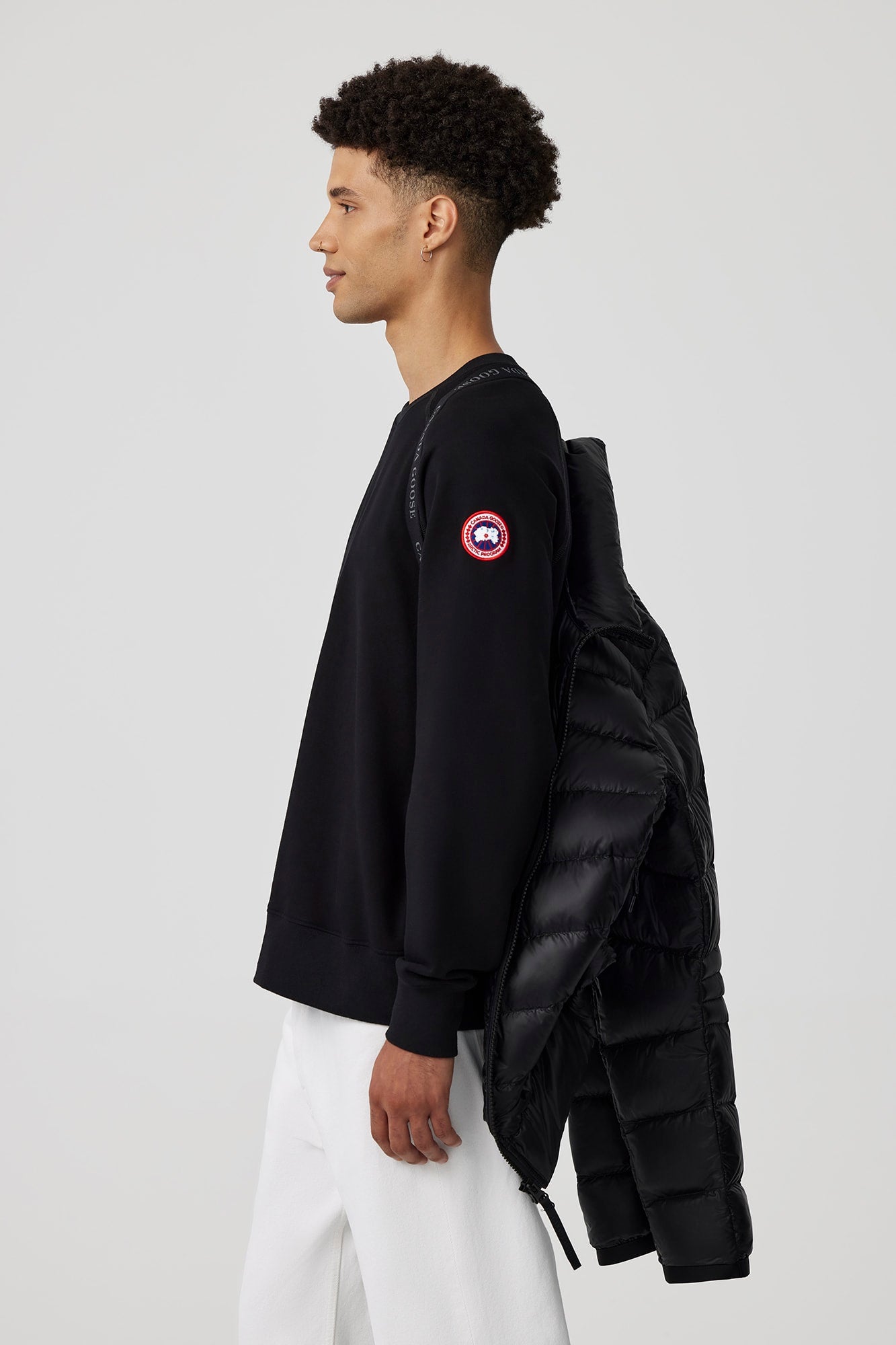 Canada Goose Crofton Black Disc Jacket Black SS24-Men&#39;s Coats-Brooklyn-Vancouver-Yaletown-Canada