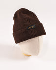 Dehen Wool Knit Watch Cap Brown FW24-Men's Accessories-Brooklyn-Vancouver-Yaletown-Canada