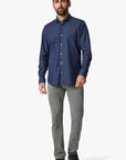 34 Heritage Shirt Denim Med Blue-Men's Shirts-Brooklyn-Vancouver-Yaletown-Canada