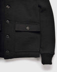 Dehen Submariner Sweater Coat Black FW24-Men's Coats-Brooklyn-Vancouver-Yaletown-Canada