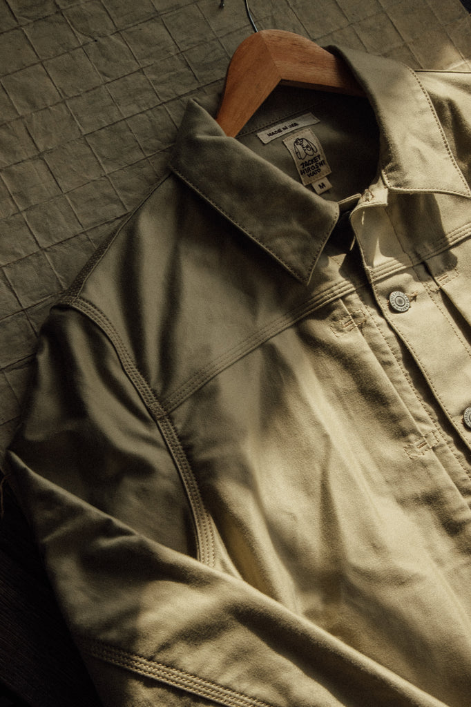 Kato The Blade JK Moleskin Jacket Beige-Men&#39;s Jackets-Brooklyn-Vancouver-Yaletown-Canada