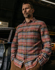 Kato Jacket The Brace Vtg Diam 7 Oz Plaid Ruby-Men's Shirts-Brooklyn-Vancouver-Yaletown-Canada