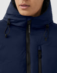 Canada Goose Lodge Hoody Atlantic Navy SS24-Men's Coats-Brooklyn-Vancouver-Yaletown-Canada