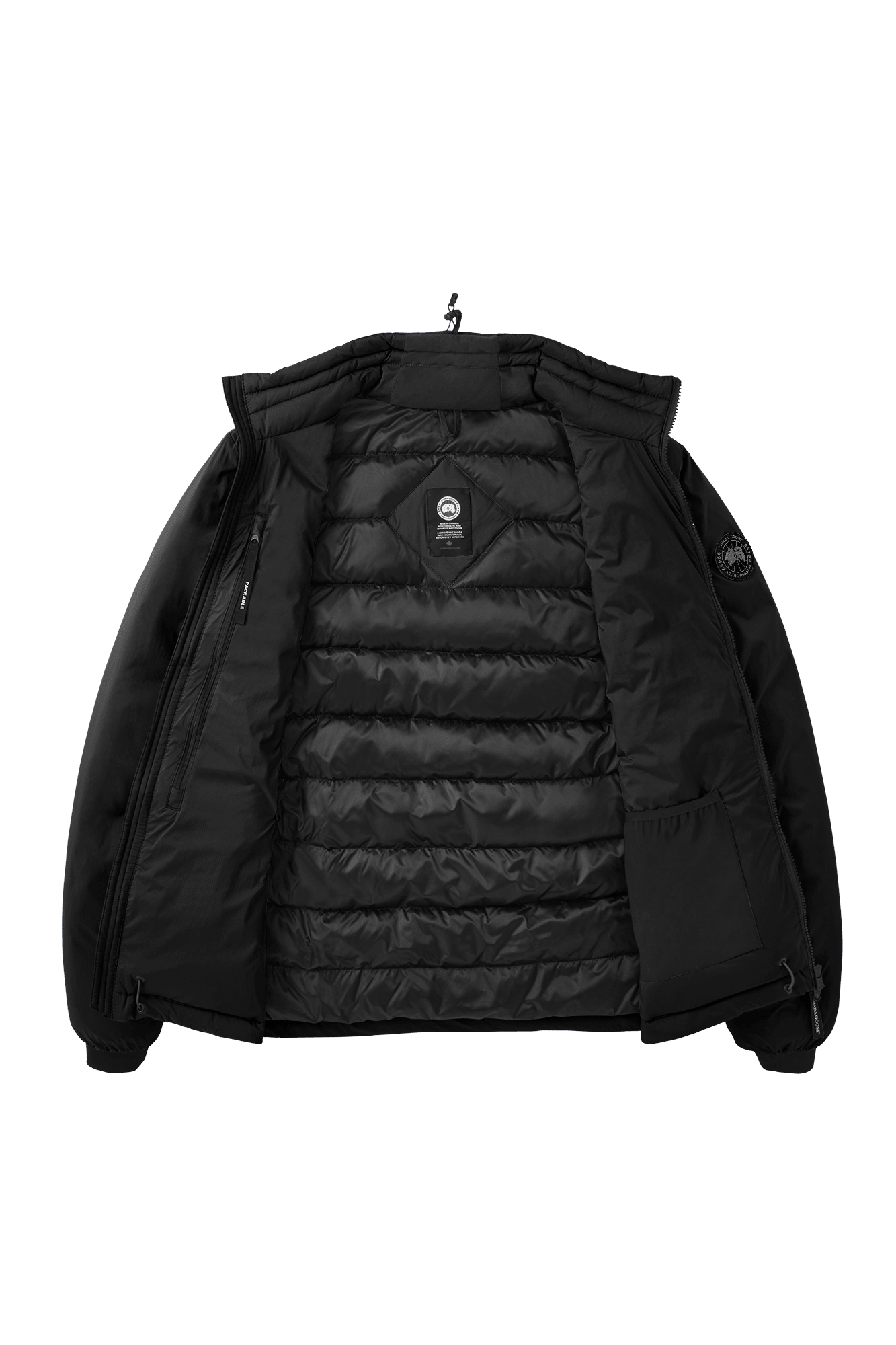 Canada Goose Lodge R Black Disc Jacket Black SS24-Men&#39;s Coats-Brooklyn-Vancouver-Yaletown-Canada