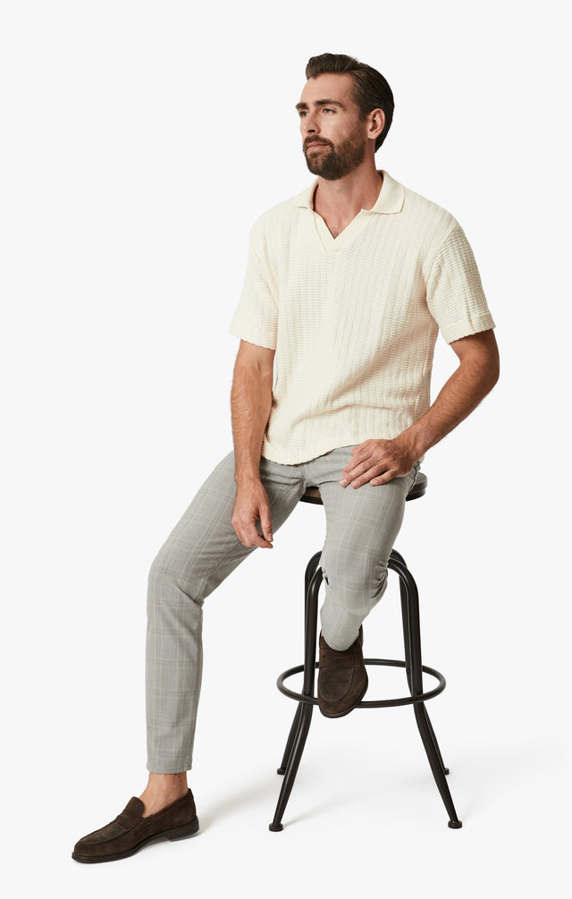 34 Heritage Courage Checked Pants Grey SS24-Men&#39;s Pants-Brooklyn-Vancouver-Yaletown-Canada