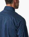 34 Heritage Overshirt Dark Blue-Men's Shirts-Brooklyn-Vancouver-Yaletown-Canada