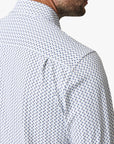 34 Heritage Ocean Dot Shirt White SS24-Men's Shirts-Brooklyn-Vancouver-Yaletown-Canada