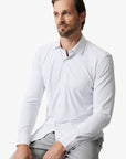 34 Heritage Diamond Dot Shirt White SS24-Men's Shirts-Brooklyn-Vancouver-Yaletown-Canada