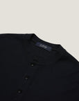 34 Heritage LS Henley Black-Men's T-Shirts-Brooklyn-Vancouver-Yaletown-Canada