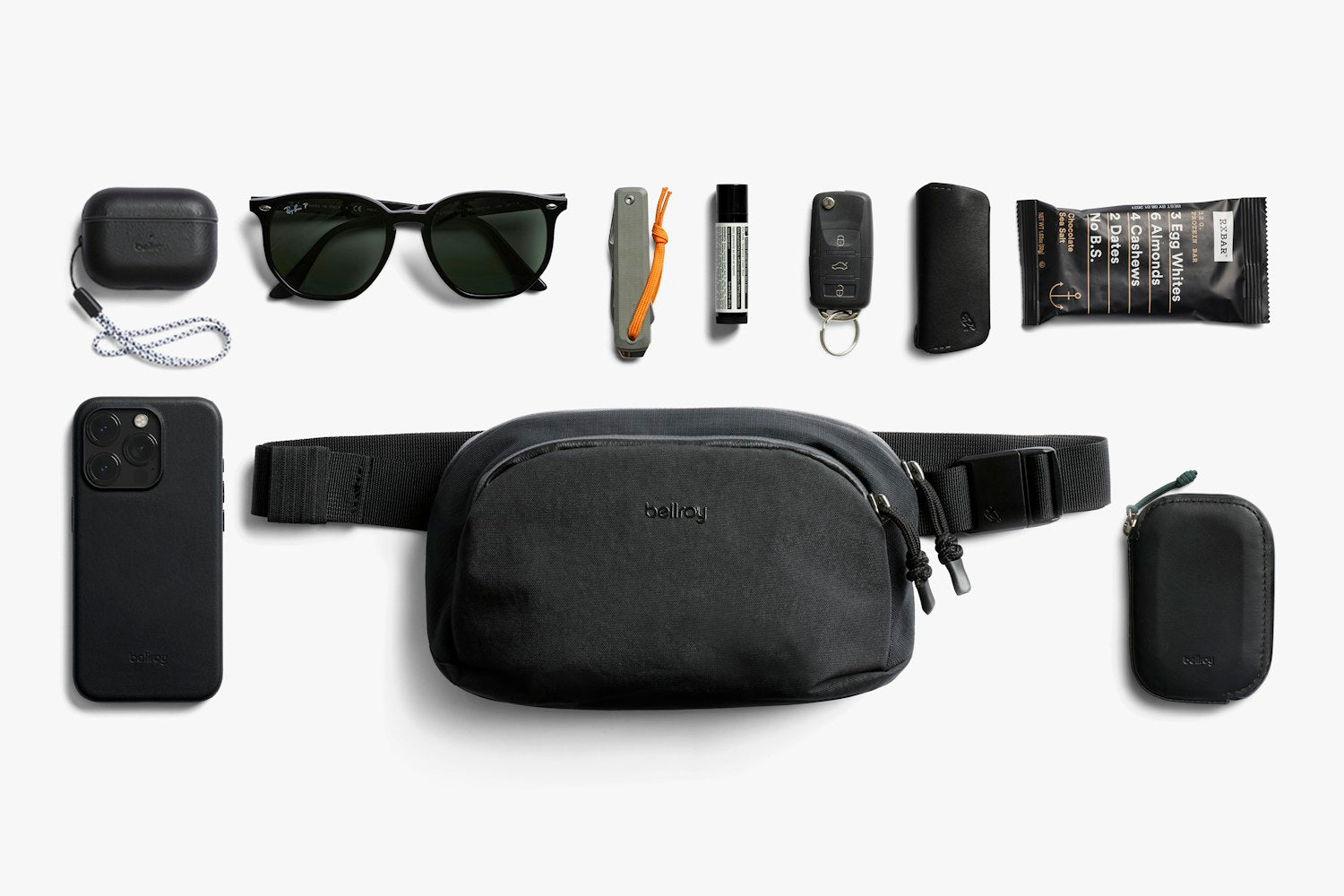 Bellroy Venture Hip Pack 1.5L Black-Men&#39;s Bags-Brooklyn-Vancouver-Yaletown-Canada