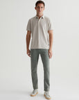 AG Bryce SS Polo Tee Oyster Shore SS24-Men's T-Shirts-Brooklyn-Vancouver-Yaletown-Canada