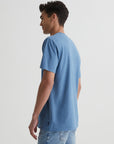 AG Bryce Crew Tee Crystal Blue SS24-Men's T-Shirts-Brooklyn-Vancouver-Yaletown-Canada