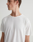 AG Bryce Crew Tee Pearl White SS24-Men's T-Shirts-Brooklyn-Vancouver-Yaletown-Canada