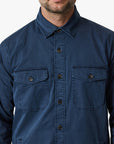 34 Heritage Overshirt Dark Blue-Men's Shirts-Brooklyn-Vancouver-Yaletown-Canada