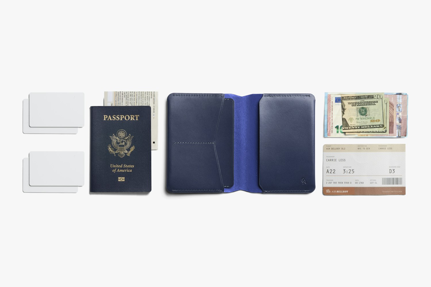 Bellroy Passport Cover Navy-Men&#39;s Accessories-Brooklyn-Vancouver-Yaletown-Canada