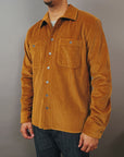 Outclass Shirt Corduroy Overshirt Mustard-Men's Shirts-Brooklyn-Vancouver-Yaletown-Canada