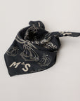 Merz Accessories Cotton Bandana Charcoal-Men's Accessories-Brooklyn-Vancouver-Yaletown-Canada