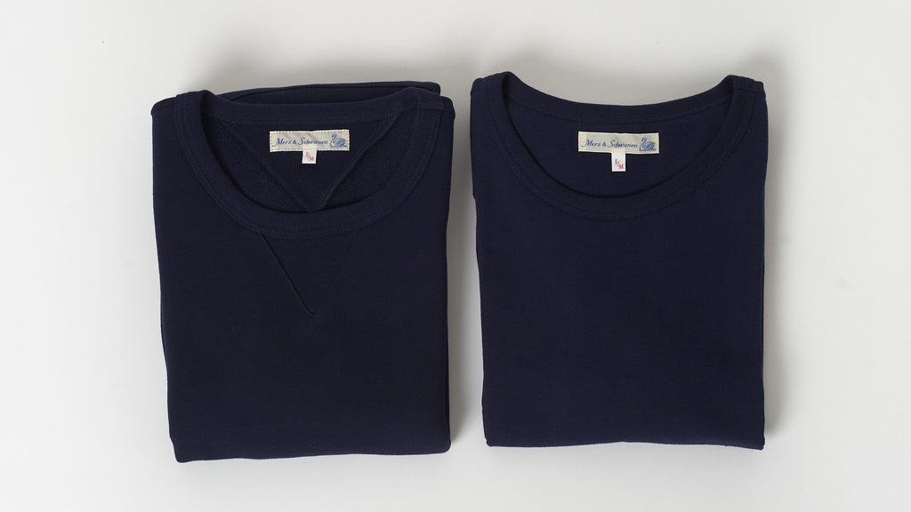 Merz Sweatshirt 12 Oz Classic Fit Ink Blue-Men&#39;s Sweatshirts-Brooklyn-Vancouver-Yaletown-Canada