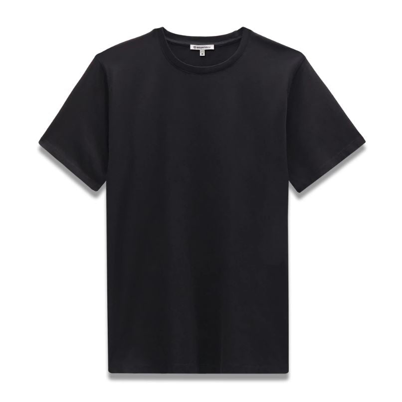 Easy Mondays Crew Neck SS Cotton T-Shirt Black-Men's T-Shirts-Brooklyn-Vancouver-Yaletown-Canada