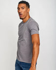 Easy Mondays Crew Neck SS Cotton T-Shirt Slate-Men's T-Shirts-Brooklyn-Vancouver-Yaletown-Canada