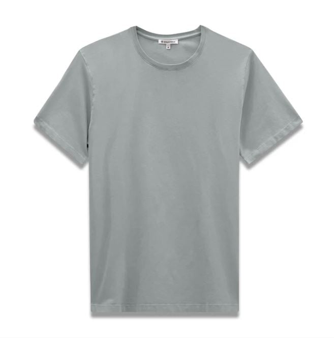 Easy Mondays Crew Neck SS Cotton T-Shirt Slate-Men&#39;s T-Shirts-Brooklyn-Vancouver-Yaletown-Canada