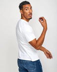 Easy Mondays Crew Neck SS Cotton T-Shirt White-Men's T-Shirts-Brooklyn-Vancouver-Yaletown-Canada