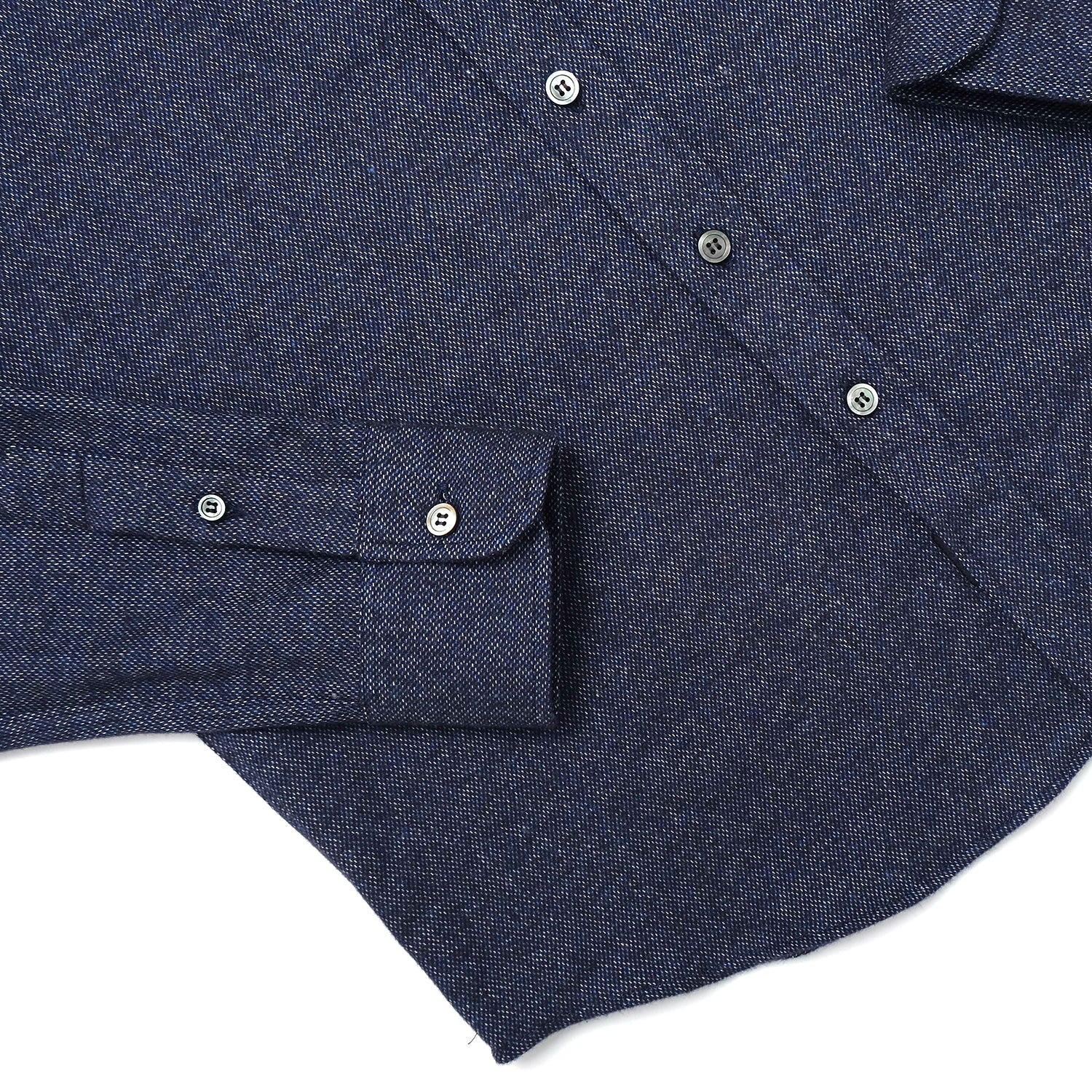 Outclass Shirt Tweed Flannel Indigo-Men&#39;s Shirts-Brooklyn-Vancouver-Yaletown-Canada